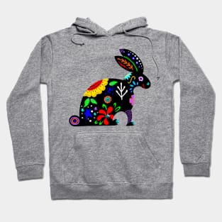 Folk Art Rabbit Hoodie